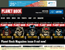 Tablet Screenshot of planetrock.com