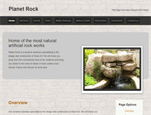 Tablet Screenshot of planetrock.co.za